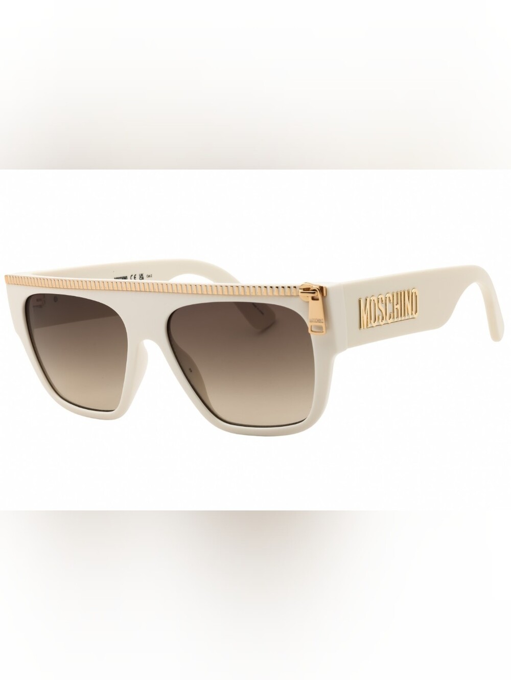Moschino MOS165/S, IVORY / BROWN SF, Size56X16X145, Woman's Sunglasses